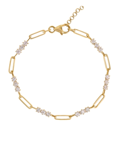 Bransoletka srebrna z cyrkoniami Melia Gold