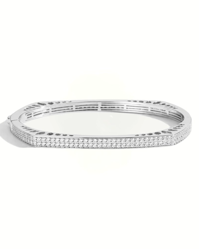 Bransoletka srebrna sztywna bangle Milano Silver