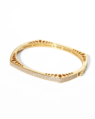 Bransoletka srebrna sztywna bangle Milano Gold