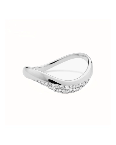 Pierścionek srebrny z cyrkoniami Airy Silver