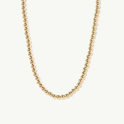 Naszyjnik choker z kulek Bally Gold