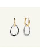 Kolczyki srebrne wiszące Gold and Silver – Srebro 925 | Snobistiq