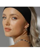 Nausznica srebrna z kulkami Beads Silver