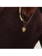 Naszyjnik medalion złote serce – romantyczna biżuteria Snobistiq
