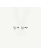 Kolczyki srebrne wkrętki serduszka Lil Love 925 | wkrętki srebrne