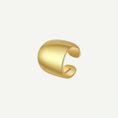 Nausznica srebrna Simple Earcuff Gold
