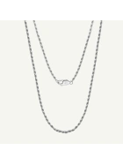 Łańcuszek srebrny choker Rope Silver