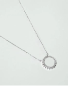 Naszyjnik srebrny z cyrkoniami Soleil Silver