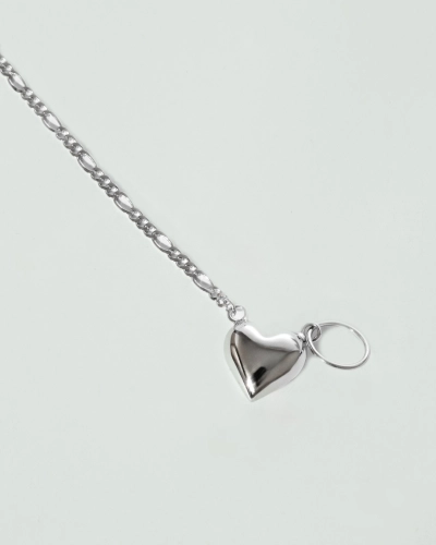 Naszyjnik serduszko srebrny Love Silver