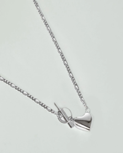 Naszyjnik serduszko srebrny Love Silver