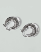 Kolczyki duże koła srebrne pozłacane Rays Silver