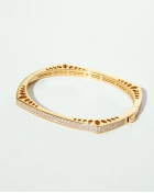 Bransoletka srebrna sztywna bangle Milano Gold