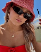 Naszyjnik z zawieszką srebrny pozłacany Helix Gold