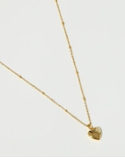 Naszyjnik z serduszkiem pozłacany srebrny Beloved Gold Snobistiq