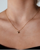 Naszyjnik z serduszkiem pozłacany srebrny Beloved Gold Snobistiq