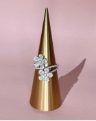 Pierścionek srebrny z cyrkoniami Lea Silver