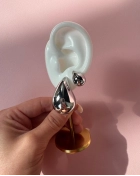 Kolczyki srebrne łezki Tear Mini Silver