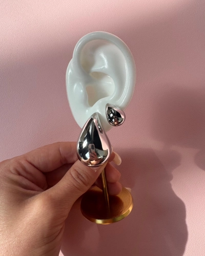 Kolczyki srebrne łezki Tear Mini Silver