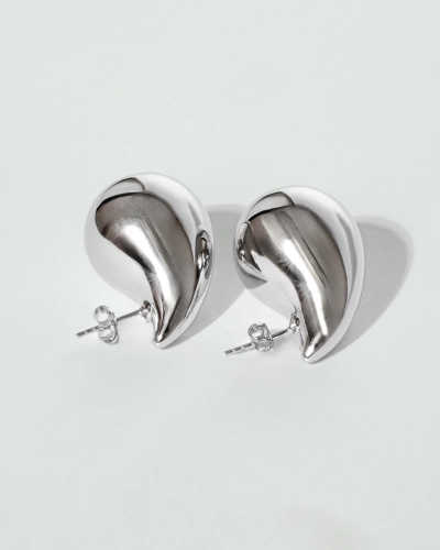 Kolczyki srebrne łezki Tear Maxi Silver