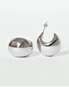 Kolczyki srebrne pompowane Bubble Silver