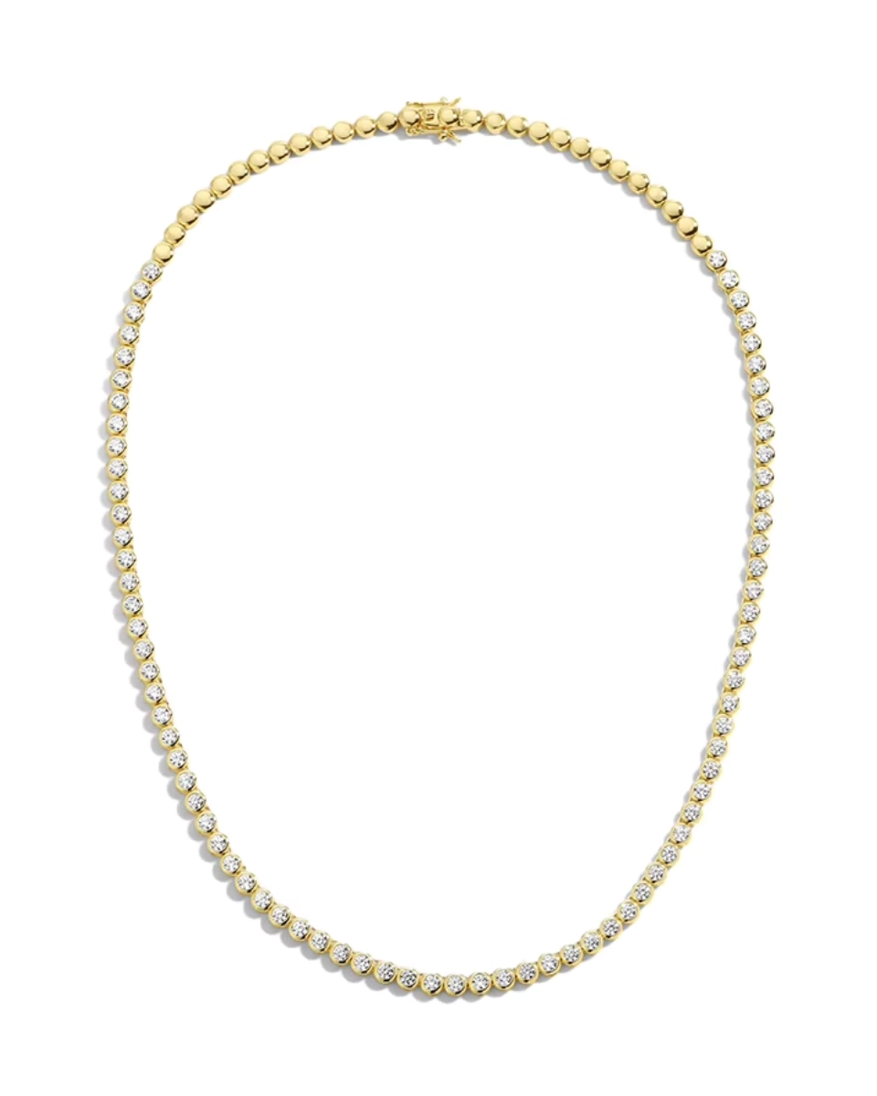 Naszyjnik srebrny tenisowy z cyrkoniami Tiara Gold