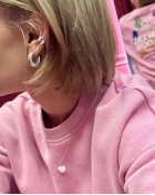 Naszyjnik z serduszkiem Love Moonstone Silver