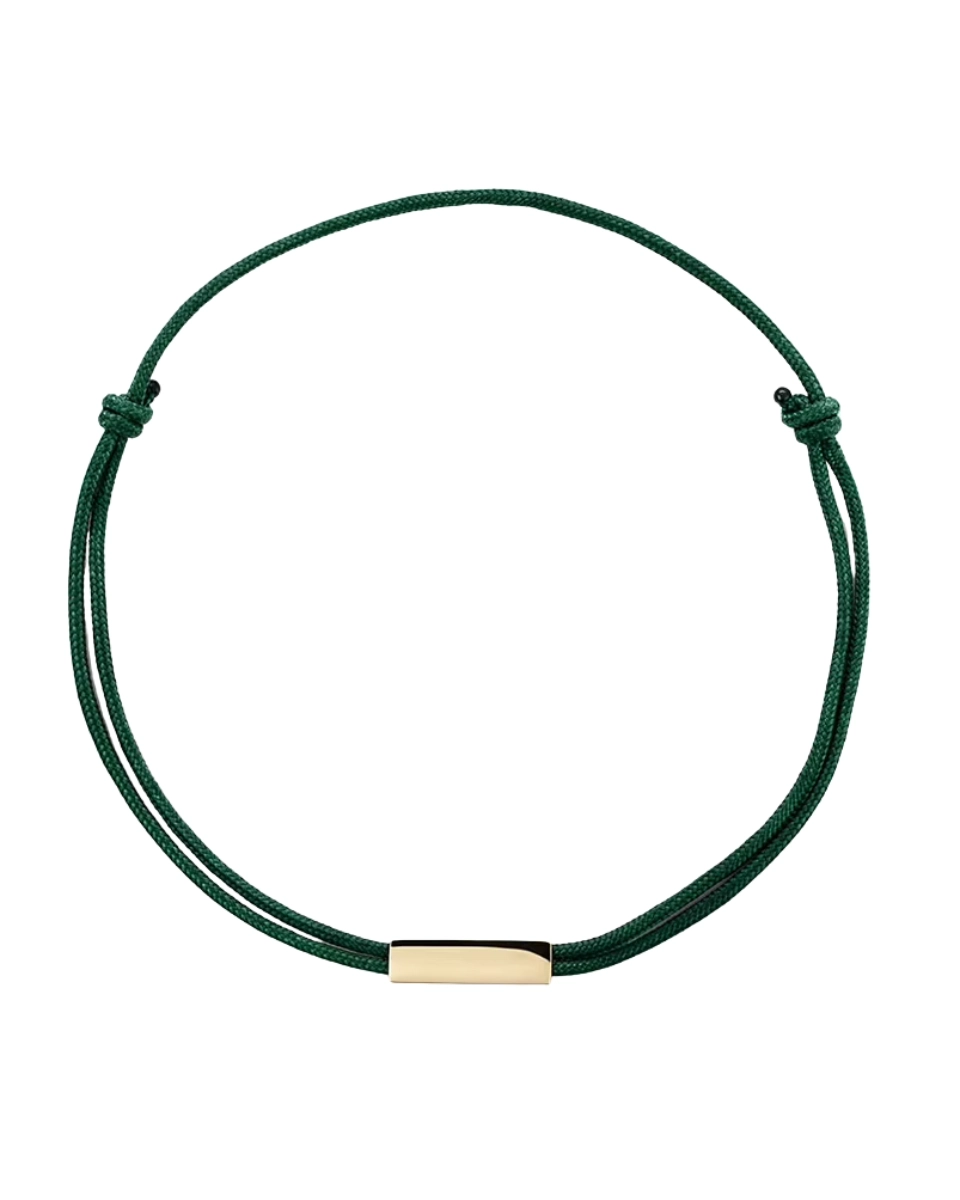 Bransoletka unisex na sznurku Mark Gold