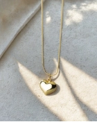 Naszyjnik choker z serduszkiem Always Gold