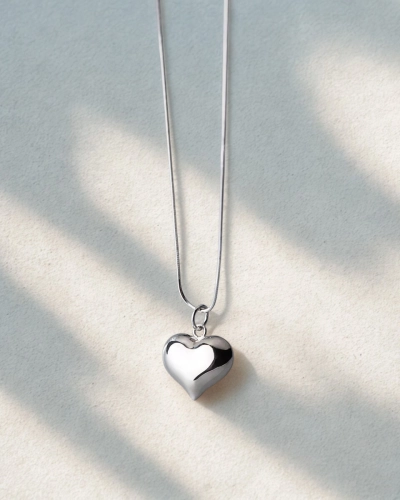 Naszyjnik choker z serduszkiem Always Silver