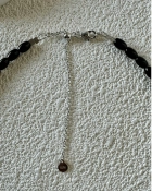 Naszyjnik choker z serduszkiem Always Onyx Silver
