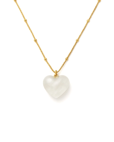 Naszyjnik z serduszkiem Love Moonstone Gold