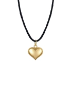 Naszyjnik na sznurku z serduszkiem Always Rope Gold