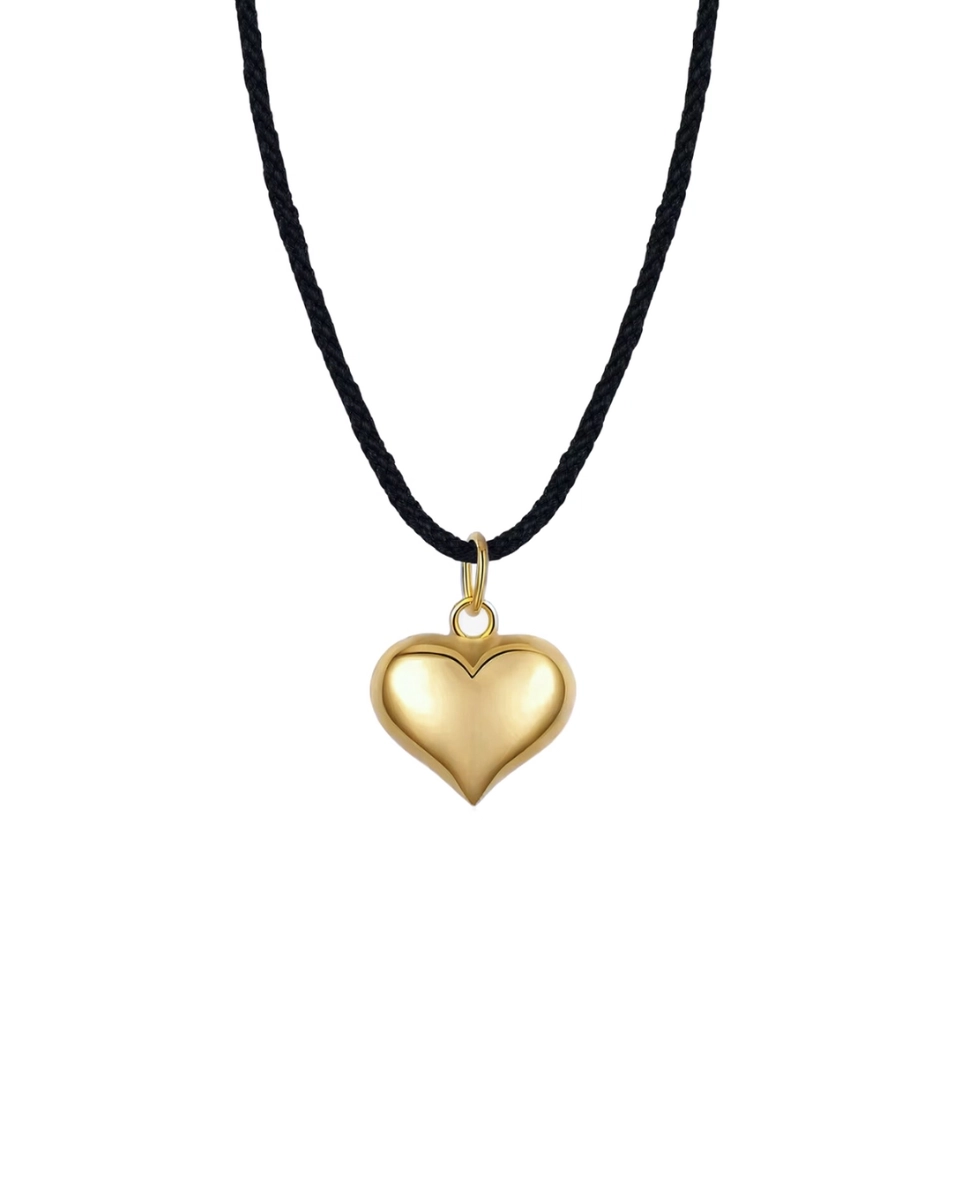 Naszyjnik na sznurku z serduszkiem Always Rope Gold