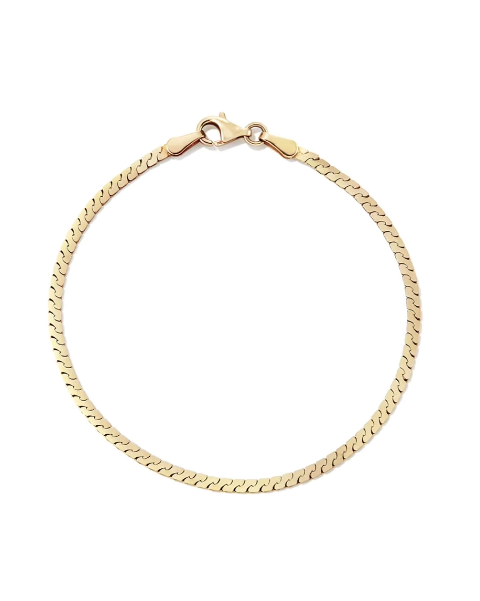 Bransoletka srebrna pozłacana Aura Gold