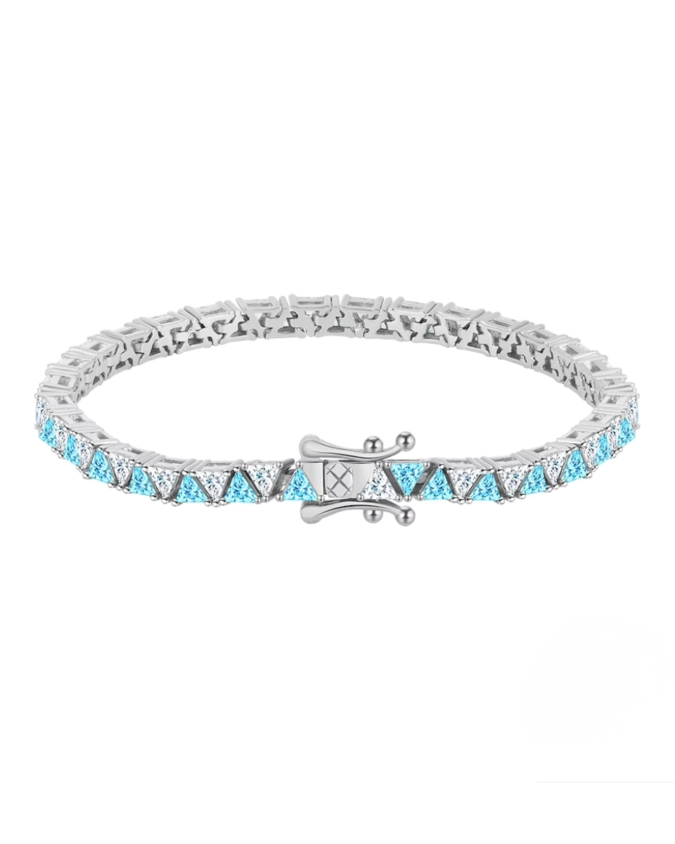 Bransoletka tenisowa z cyrkoniami Marina Silver