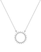 Naszyjnik srebrny z cyrkoniami Soleil Silver