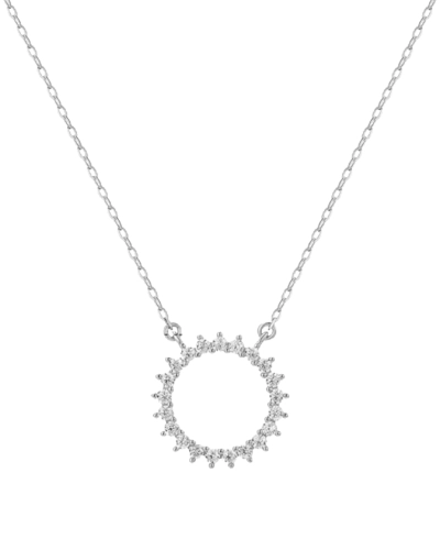 Naszyjnik srebrny z cyrkoniami Soleil Silver