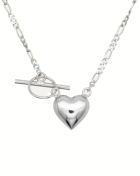 Naszyjnik serduszko srebrny Love Silver