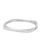 Bransoletka srebrna sztywna bangle Milano Silver