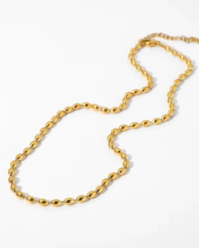 Naszyjnik choker Rice Gold