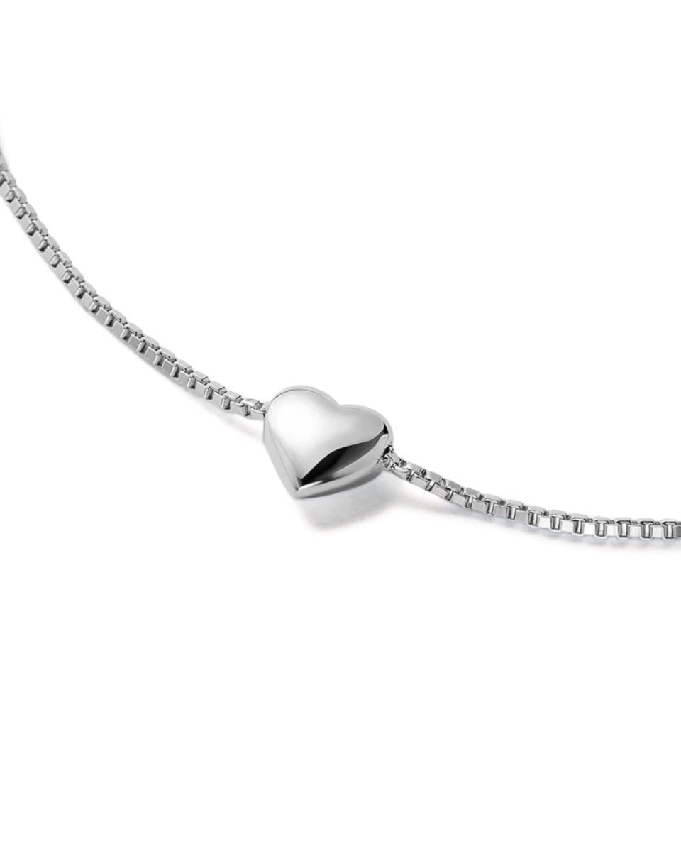 Bransoletka z serduszkiem Beloved Mini Silver