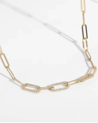 Naszyjnik łańcuch Shine Gold