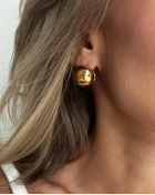 Kolczyki kule pozłacane – srebro 925, eleganckie złoto: Snobistiq