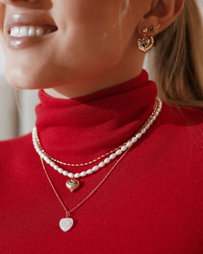 Naszyjnik choker Rice Gold