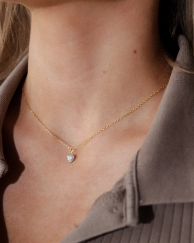 Naszyjnik z serduszkiem Lilly Gold