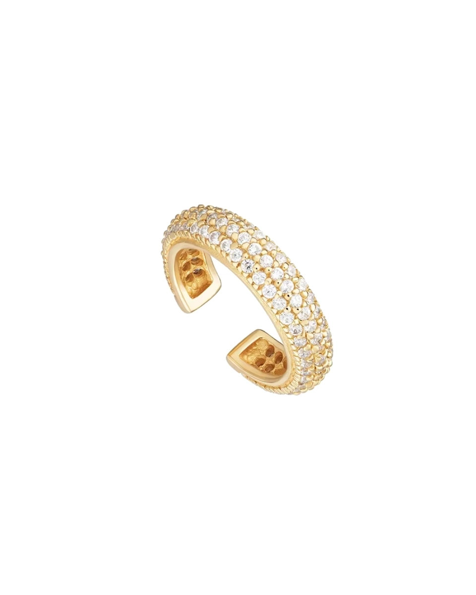 Nausznica z cyrkoniami Sparkle Gold