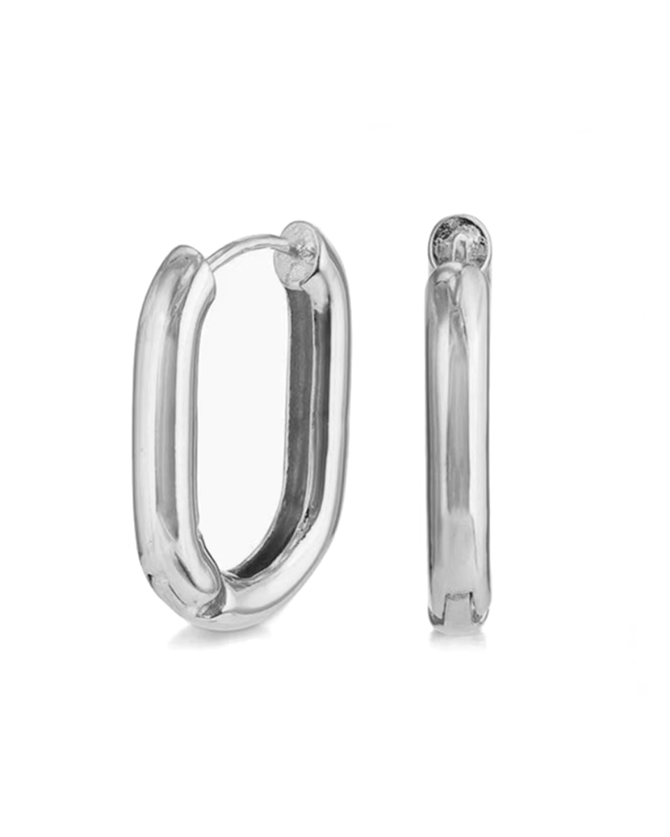 Kolczyki srebrne Clip Silver