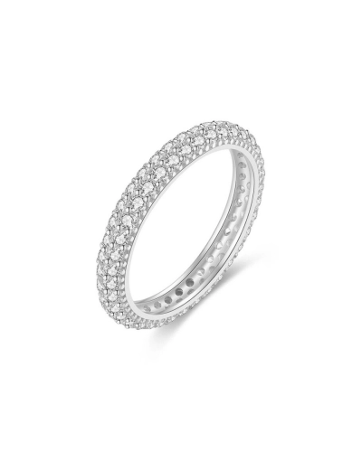 Pierścionek srebrny z cyrkoniami Band Silver