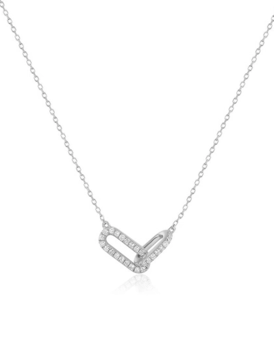 Naszyjnik srebrny z cyrkoniami Nessy Silver