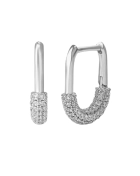 Kolczyki srebrne z cyrkoniami Fame Silver